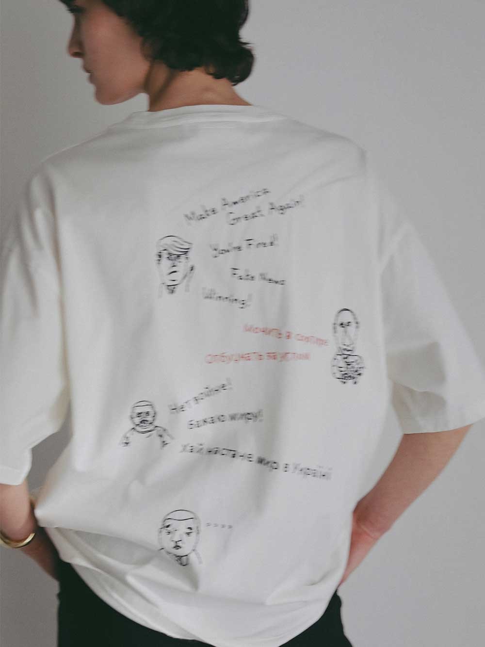 REMI RELIEF 天竺刺繍Tシャツ