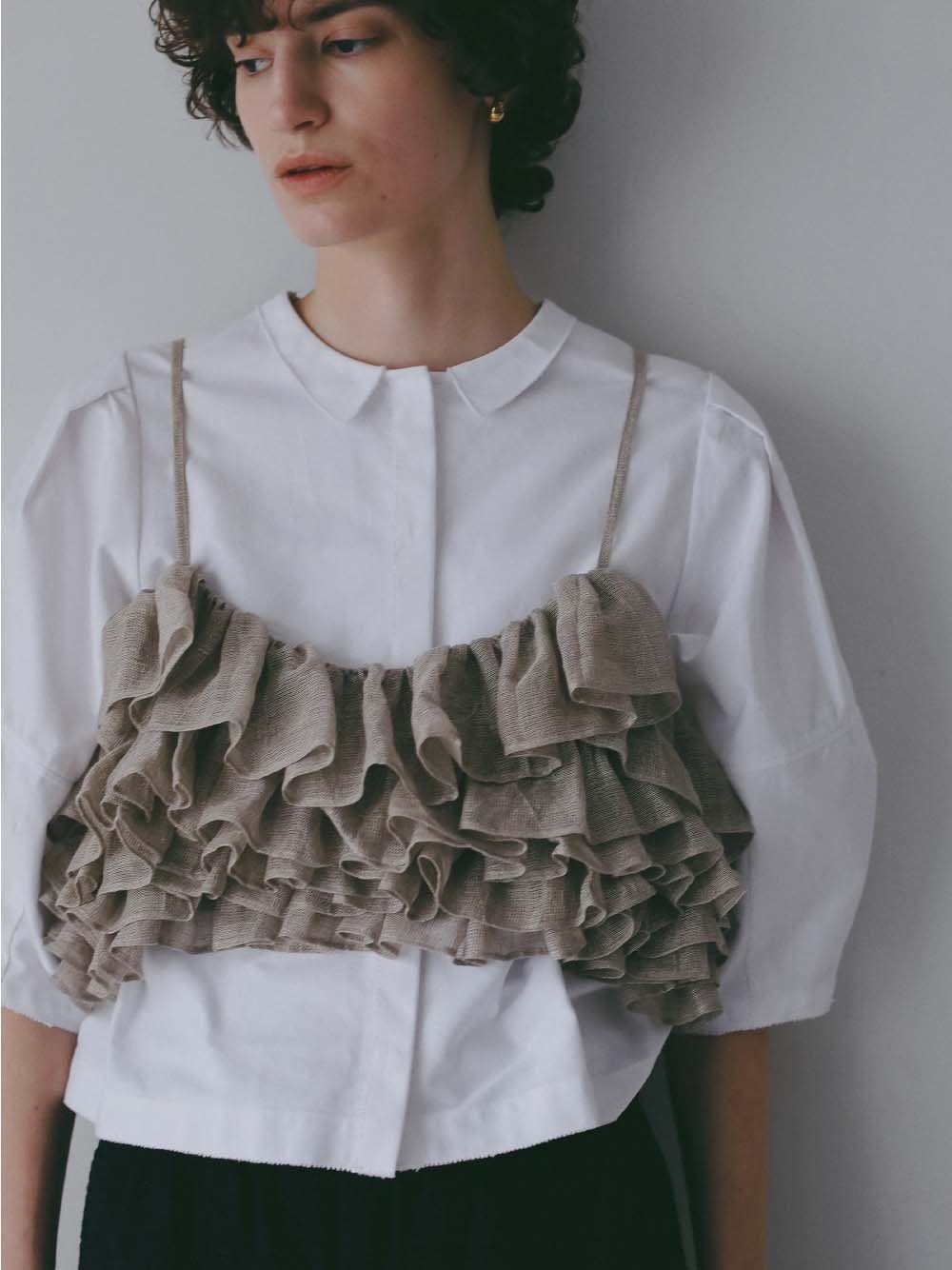 【ONLINE STORE限定】DELIY FRILL CAMISOLE(82ベージュ-フリー)